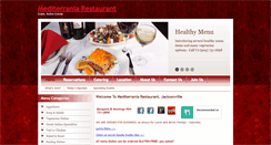 Desktop Screenshot of mediterraniarestaurant.com